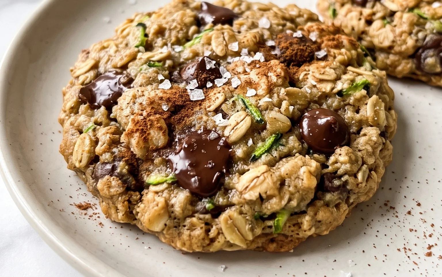 Healthy Zucchini Oatmeal Cookies