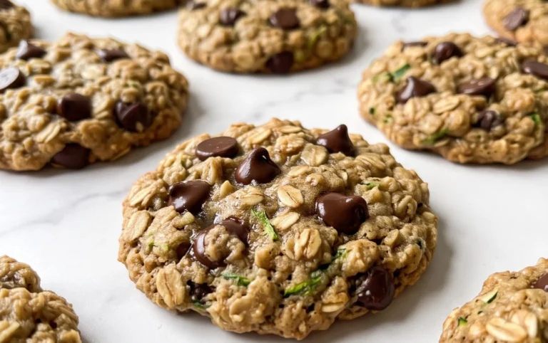 Healthy Zucchini Oatmeal Cookies