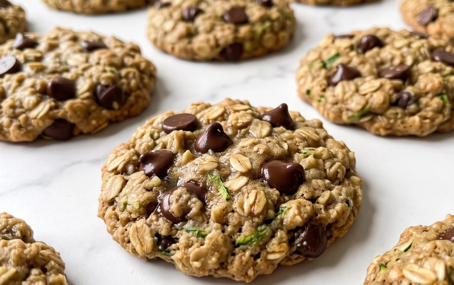 Healthy Zucchini Oatmeal Cookies