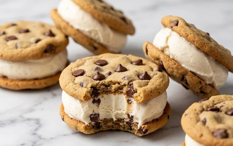 Cookie Ice Cream Sandwiches (Like a Chipwich!)
