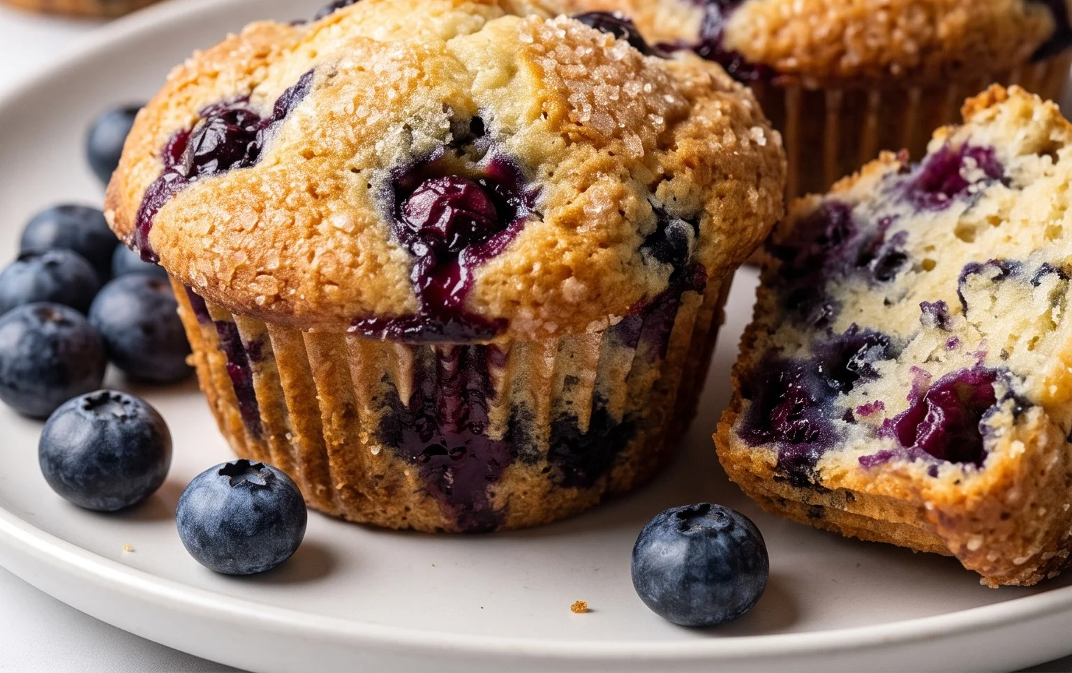 Homemade Blueberry Muffins