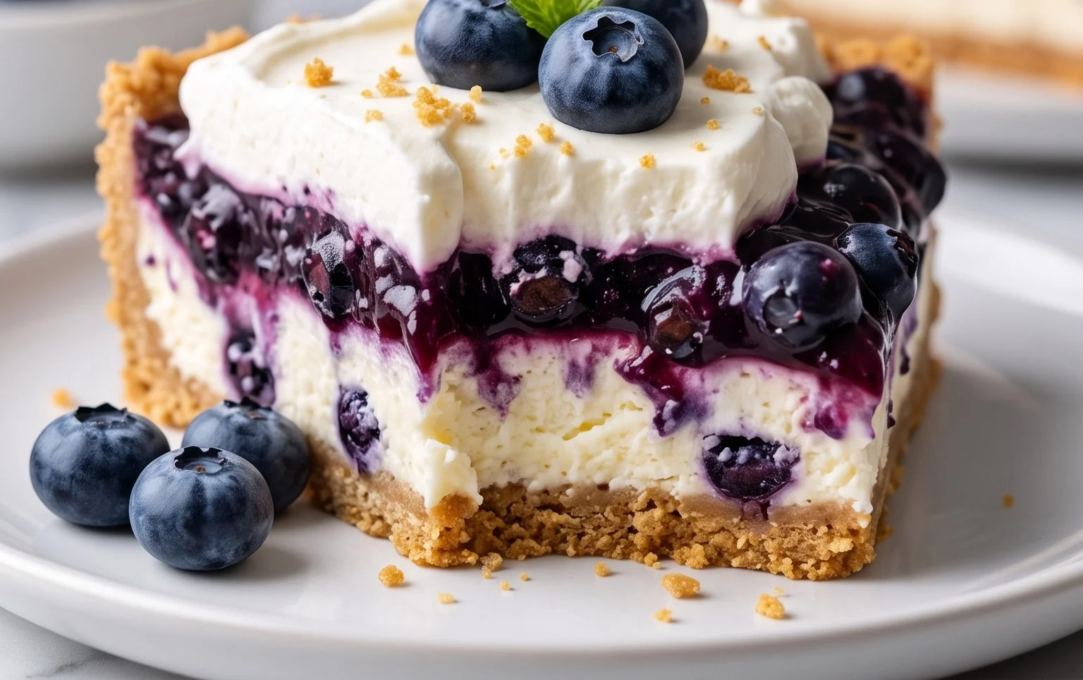 No-Bake Blueberry Yum Yum