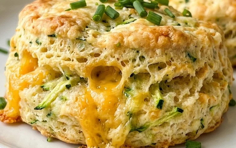 Zucchini Cheddar Biscuits