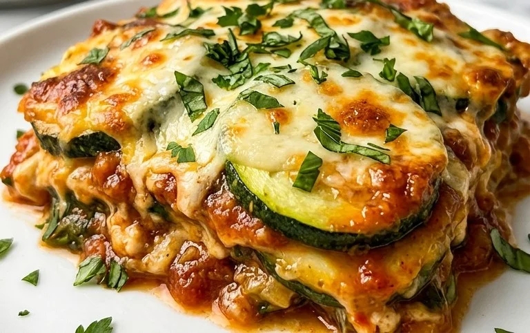Cheesy Baked Zucchini Casserole