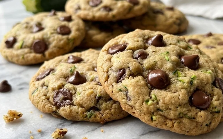 Soft Zucchini Cookies with Chocolate Chips