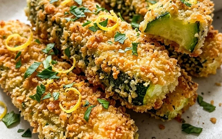 Baked Zucchini Sticks (Oven or Air Fryer)