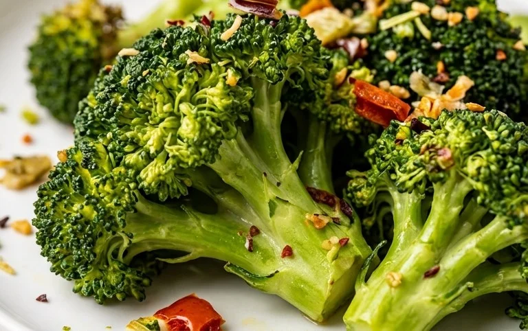 Oven Roasted Broccoli (Baked Broccoli)