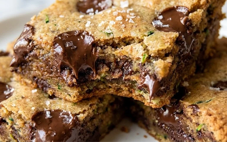 Chocolate Chip Zucchini Cookie Bars