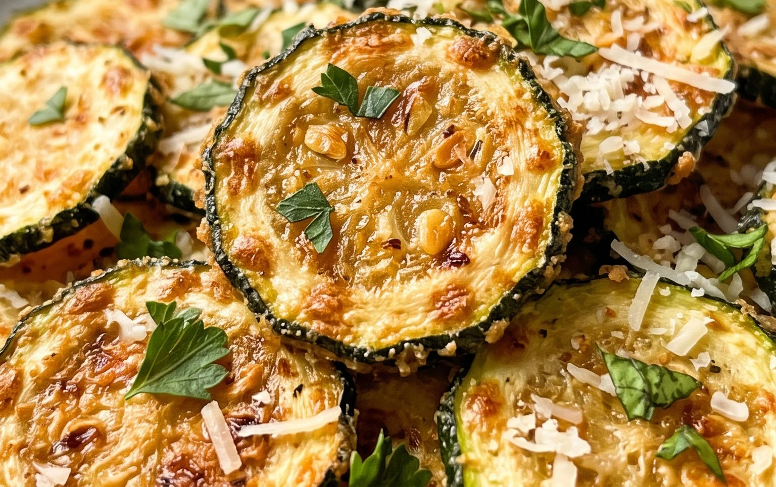 Crispy Baked Zucchini Chips