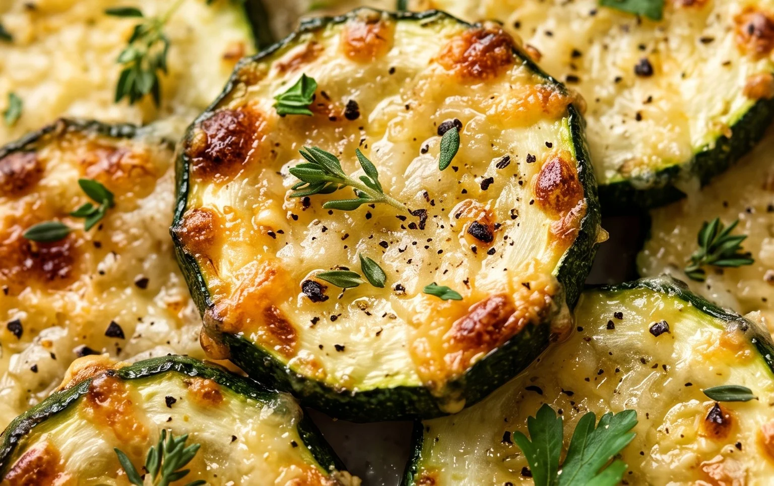 Oven Roasted Parmesan Zucchini