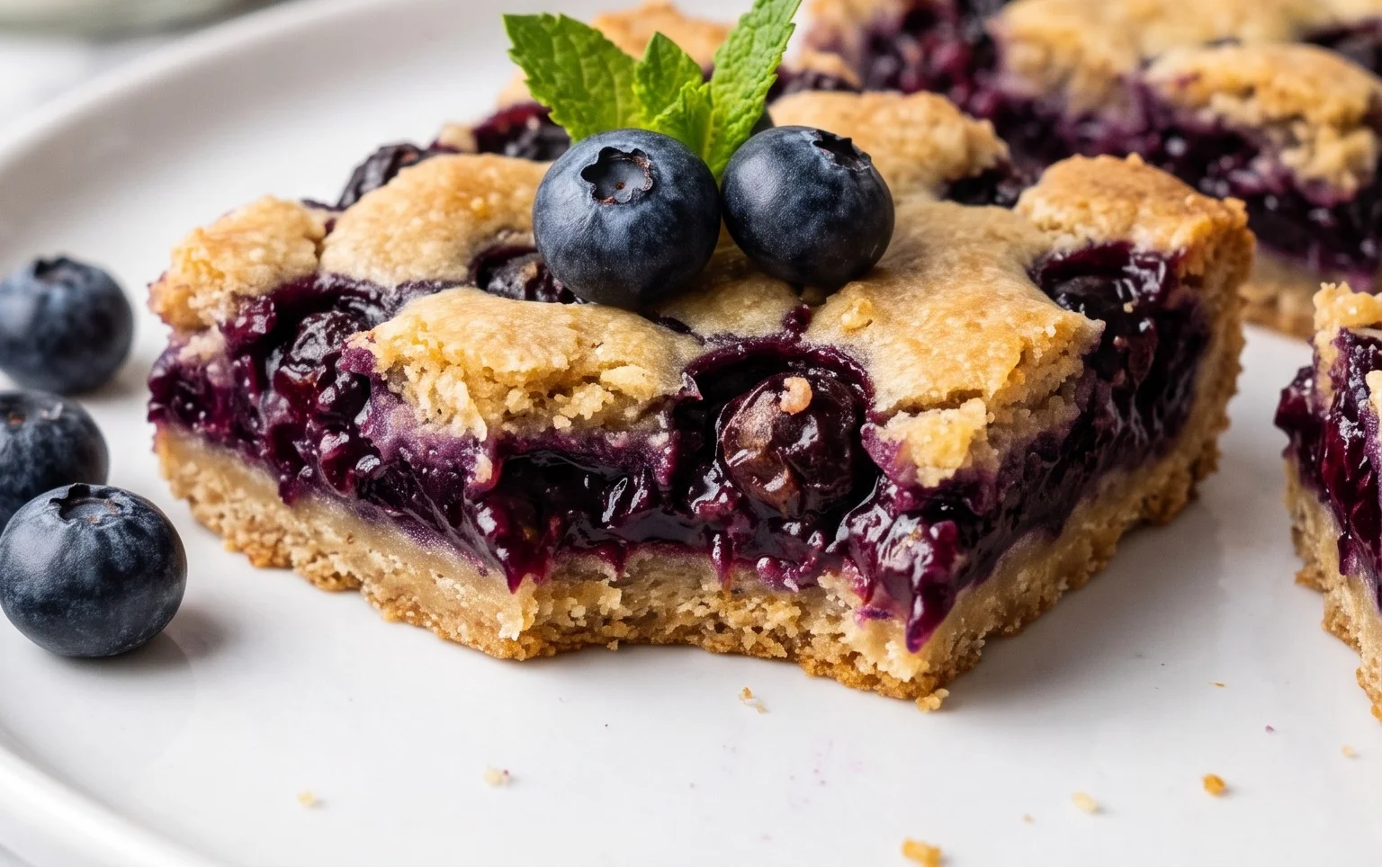 Easy Blueberry Pie Bars