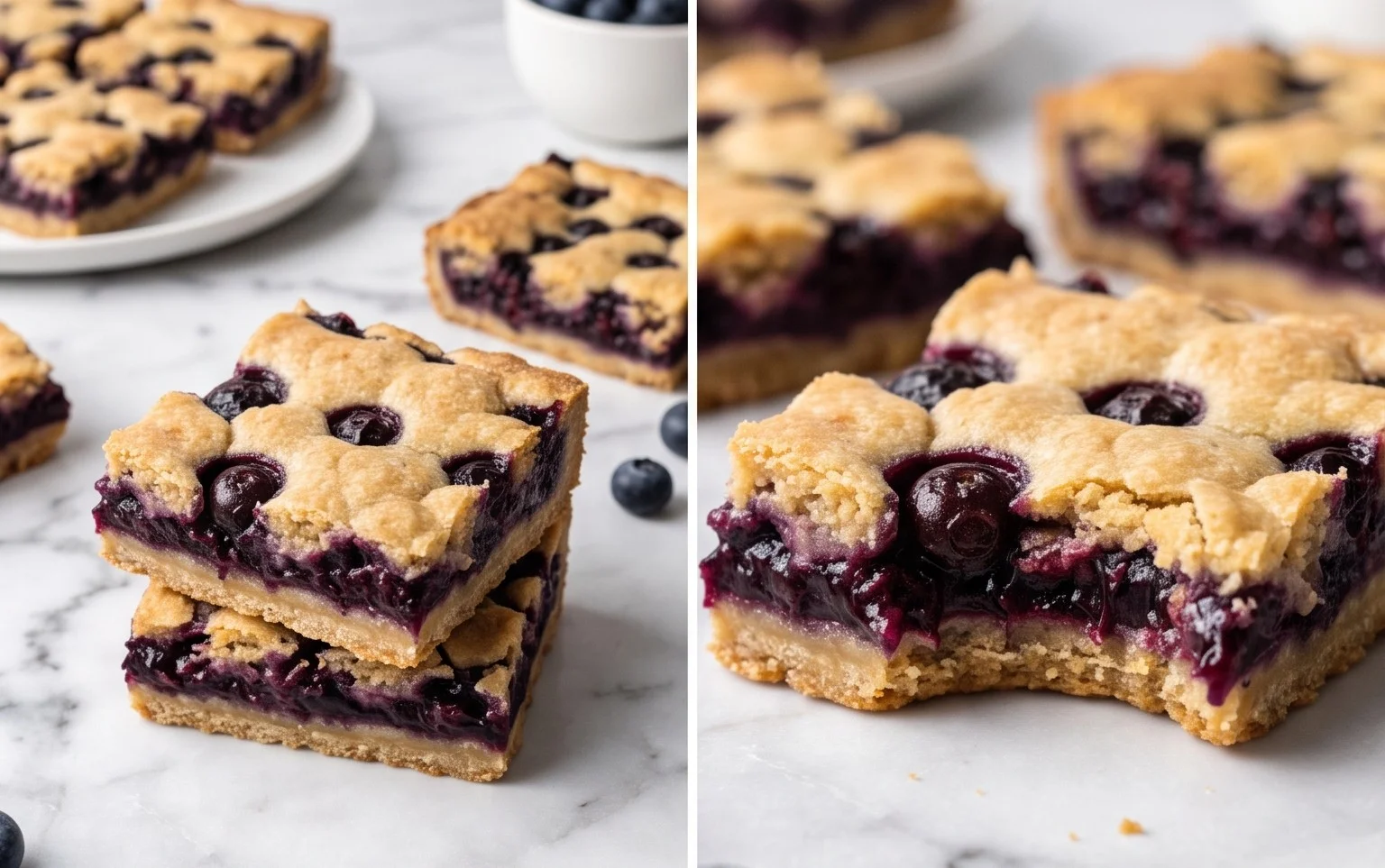 Easy Blueberry Pie Bars